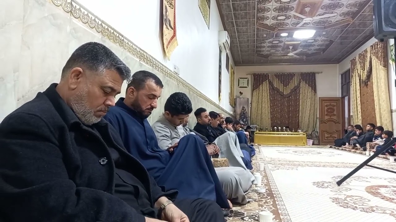 مجلس حسيني بصوت المله سيف كامل الفرطوسي ديوان ابو احمد جاسب الخليفاوي يوم السبت ١٧رمضان١٤٤٧