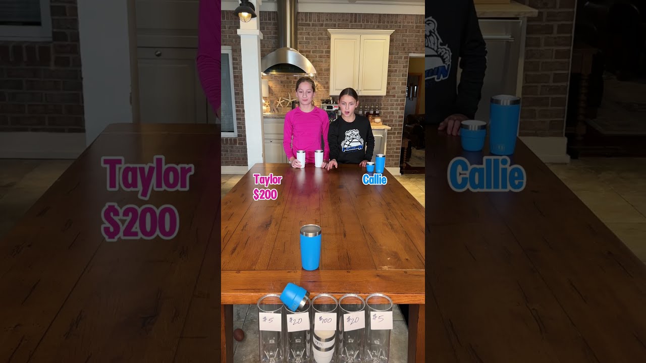 Big money cup slide!! #challenge