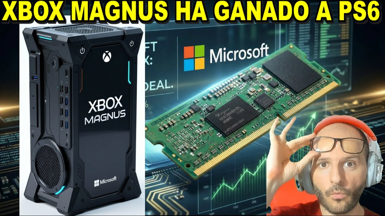 XBOX MAGNUS SE ASEGURA 2027 Y PS6 SE IRÁ A 2029 HAN GANADO | sasel SK HYNIX RAM