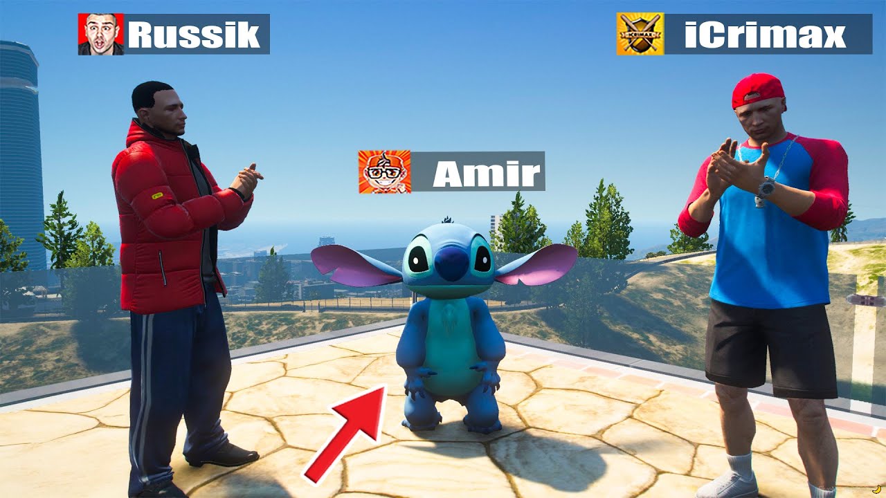 24 Stunden als STITCH LEBEN in GTA 5 RP
