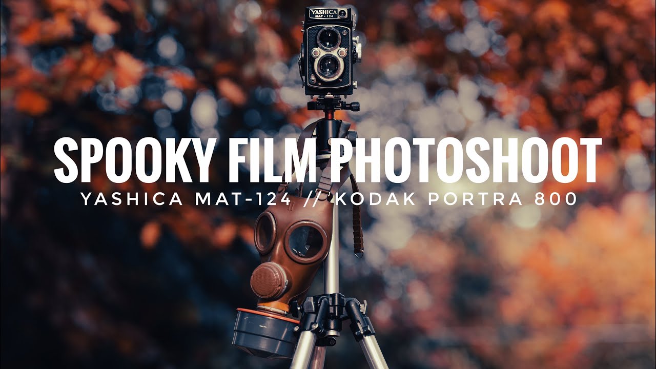 Spooky Film Photoshoot With The Yashica Mat-124 and Kodak Portra 800