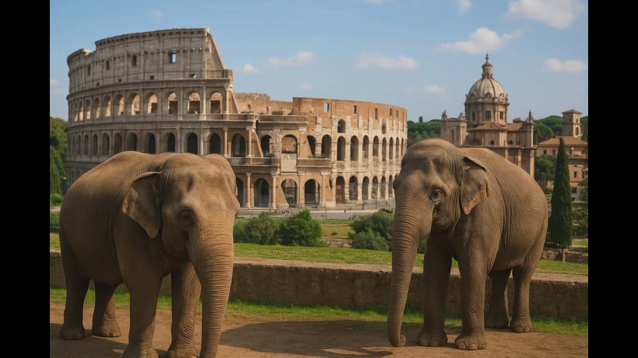 Die Elefantenhaltung im Zoo Rom, Italien (2025).