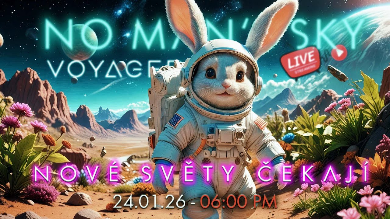 🔴NO MAN’S SKY – VESMÍRNÉ DOBRODRUŽSTVÍ, TIPY PRO NOVÁČKY A TROCHA CHAOSU 🚀 !DONO !MERCH !NMS !SMARTY