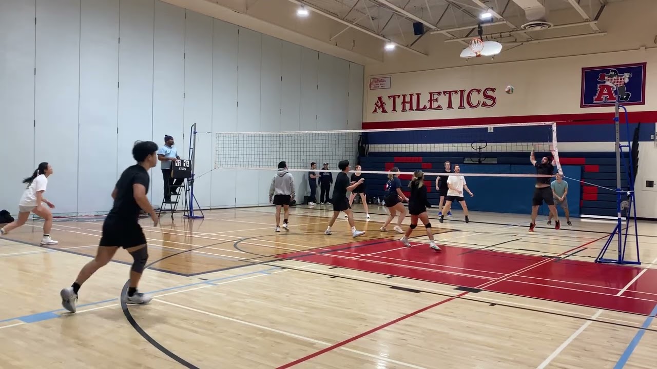 Mississauga Volleyball League - Playoffs - Semi-finals - Shrekbobs vs Team Marc - Set 1