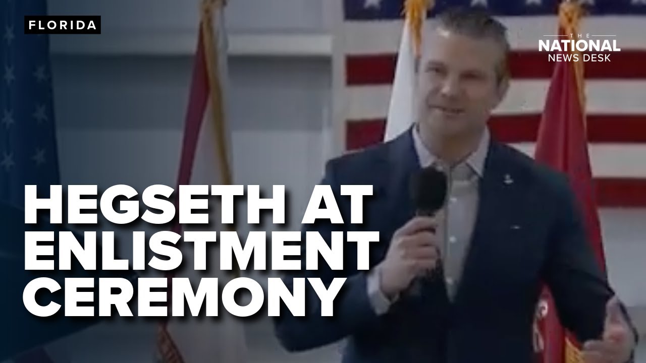 Hegseth meets with enlisted recruits in Florida