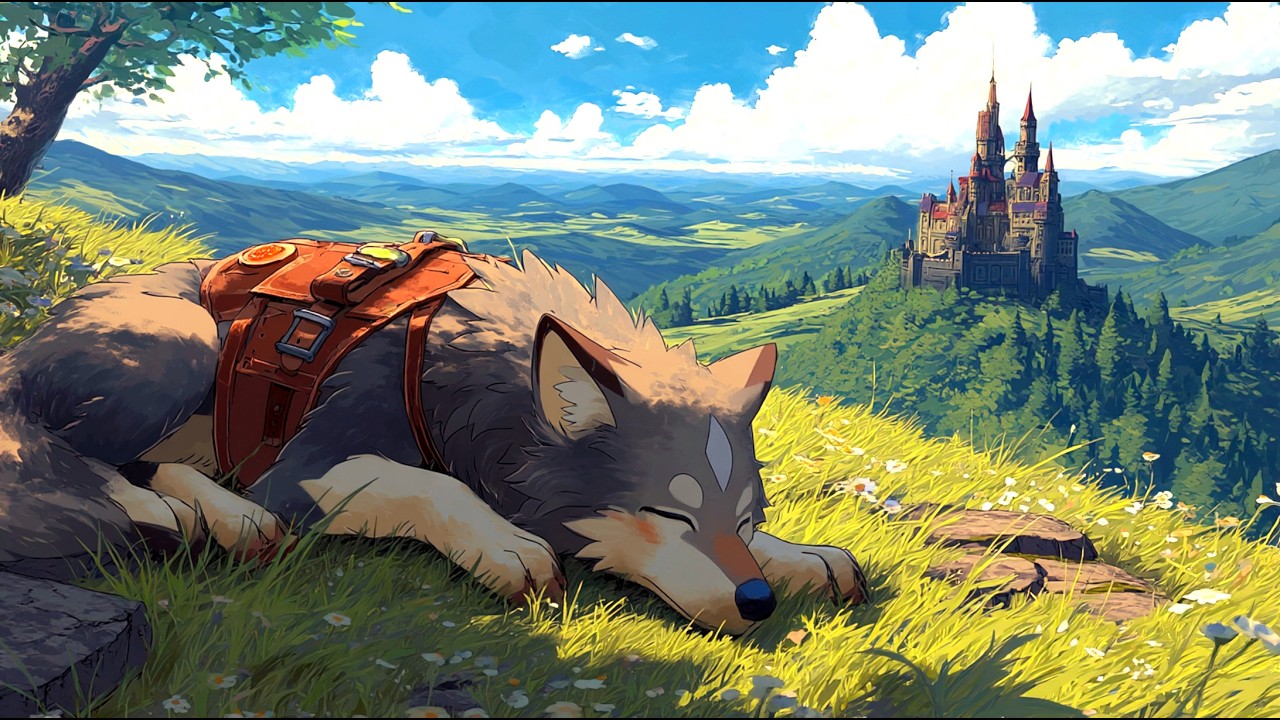 The Wolf and the Ancient Castle | Celtic Fantasy Music for Study and Chill | 2h
