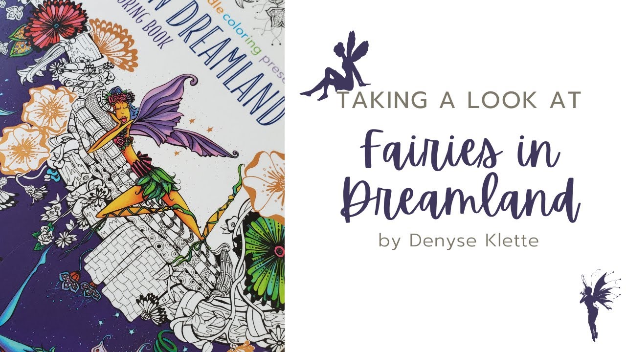 Fairies in Dreamland by Denyse Klette | Adult Coloring Book Flipthrough