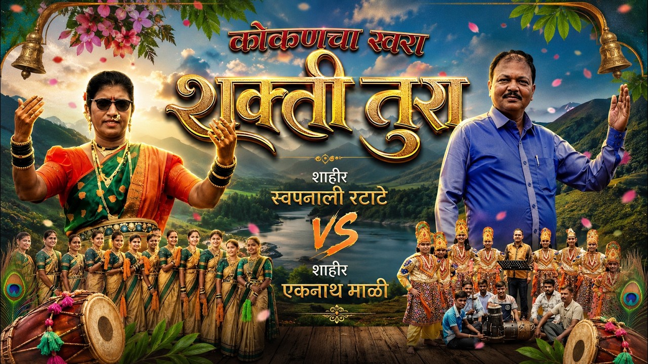 कोकणचा खरा शक्ति तुरा || शाहीर स्वप्नाली रटाटे || शाहीर एकनाथ माळी || अनंत मगर ||