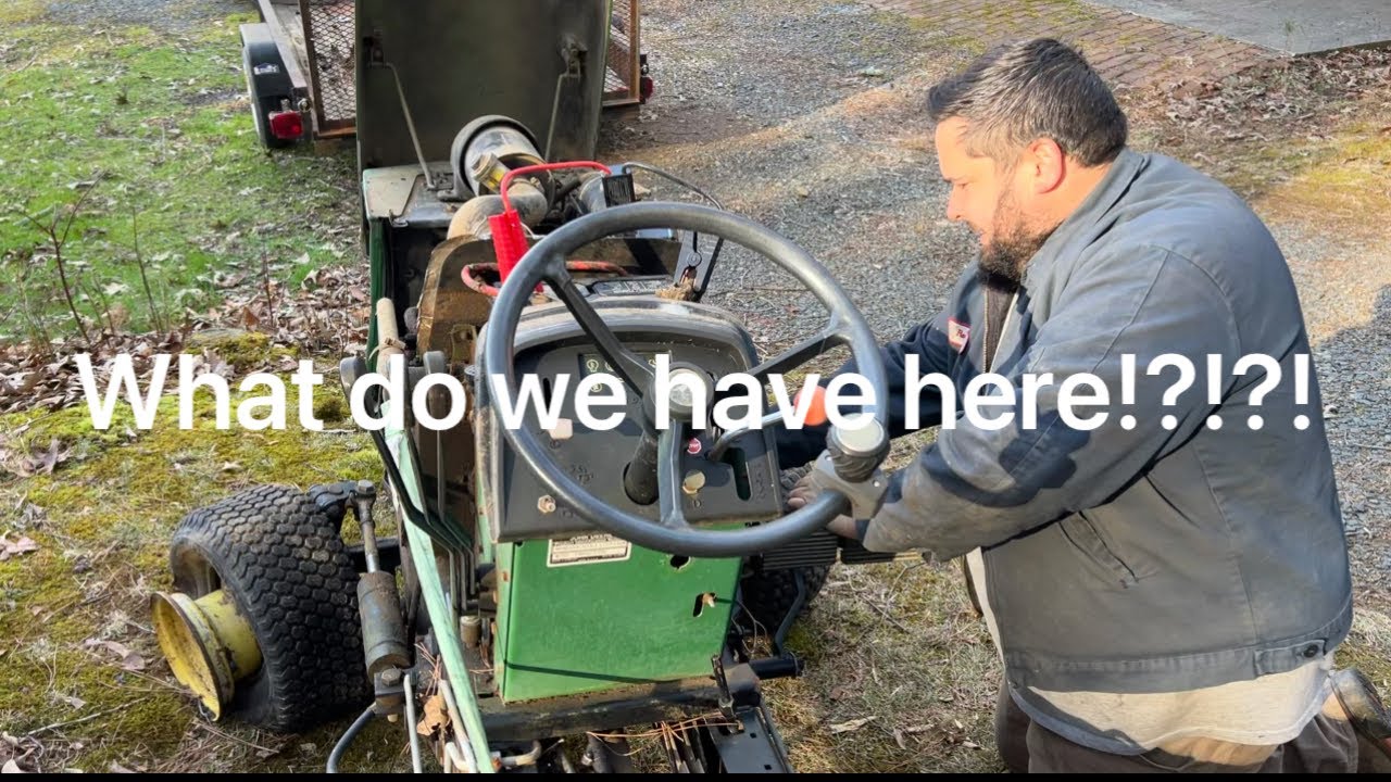 Rare John deere diesel rescue: John Deere 430 diesel will it run???