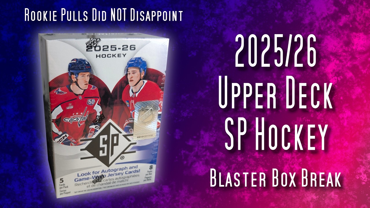 This Box Nearly BLUEw It — Rookie Pulls to the Rescue! | 2025/26 SP Hockey Blaster Break