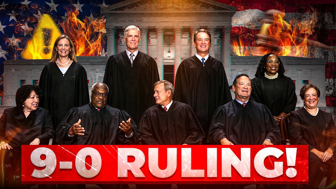 URGENT NEWS! Supreme Court Issues 9-0 Unanimous Decision With Major Nationwide Impacts!