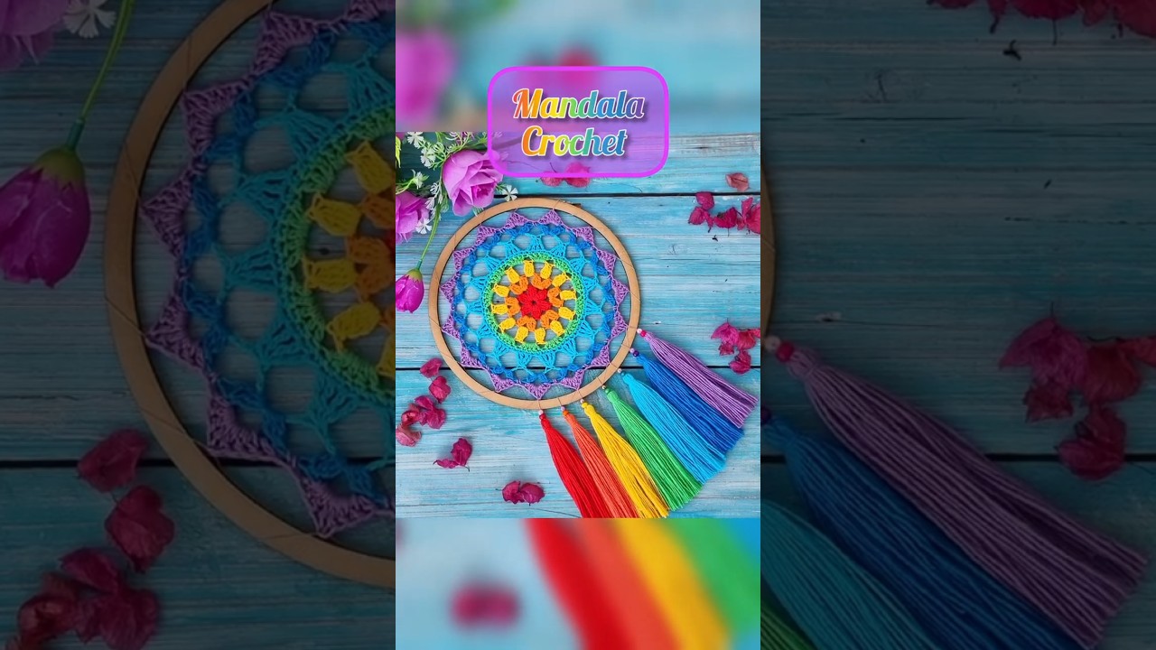 TUTORIAL MANDALA CROCHET #crochet