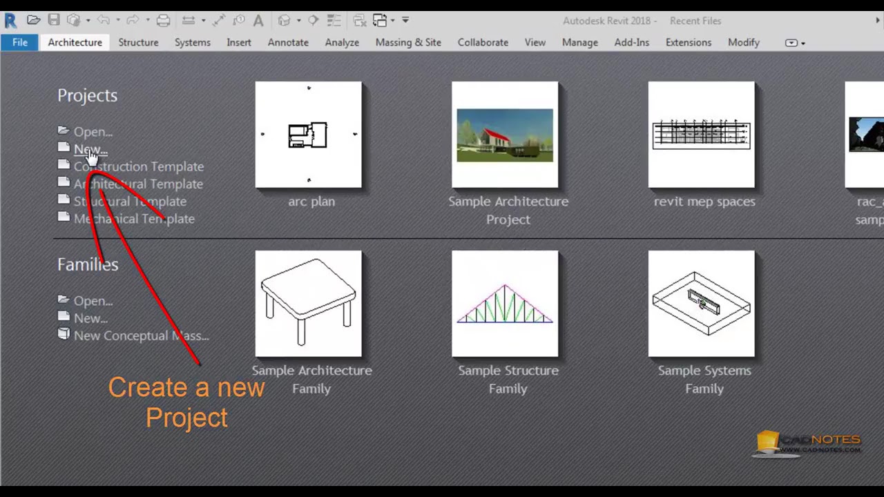 Revit MEP Basic: Create a New Project and Link the Architecture Model