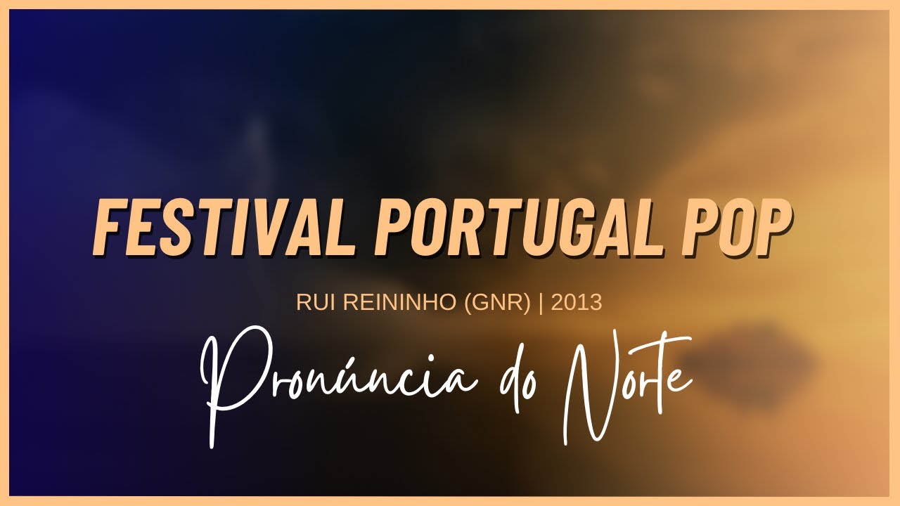 Rui Reininho (GNR) - Pronúncia do Norte / Festival Portugal Pop 2013 (Luxemburgo)