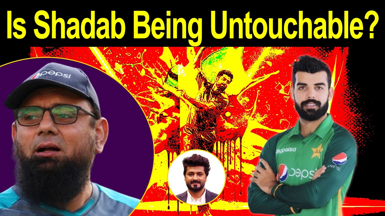 Saqlain's Unnecessary defense of Shadab Khan | Is he an analyst or a spokesperson ? 📱