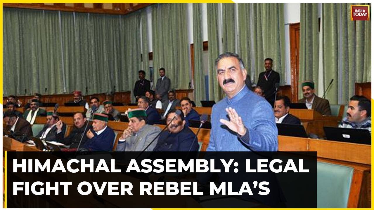 Legal Battle in Himachal Assembly: Six Rebel Congress MLA's Face Disqualification | India Today News