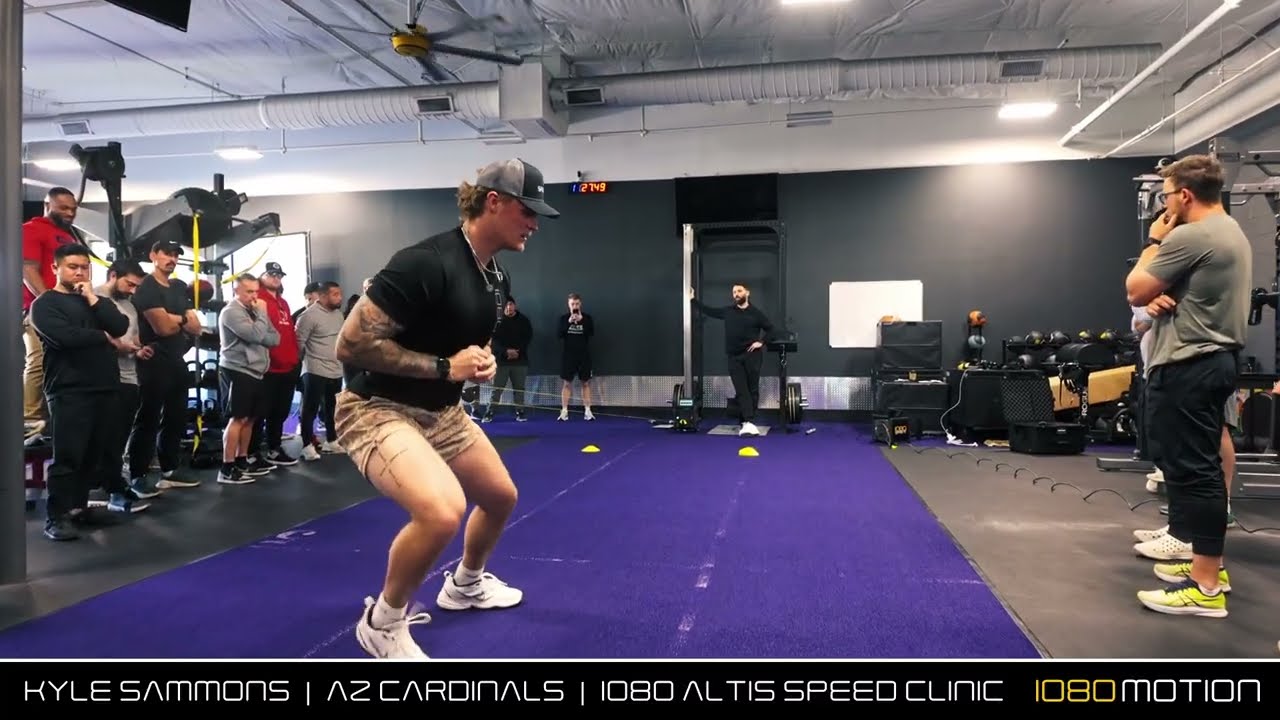 Lateral Speed and Deceleration Training with Motorized Resistance | Coaching Demo with Kyle Sammons