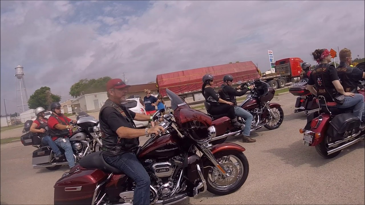 Wildscarr's Helmet Cam - Southern Dawgs Torch Ride for Special Olympics  - 051918