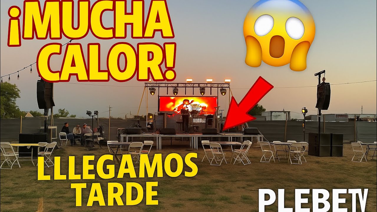 ¡Nos Quedamos Dormidos! 😱 instalando equipo en la calor pa’ Grupo Tronador vs Regino | PlebeTV