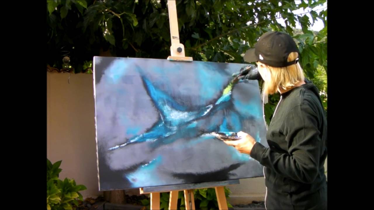 Cours de  peinture abstraite facile acrylique  vidéo HD YouTube shadingart