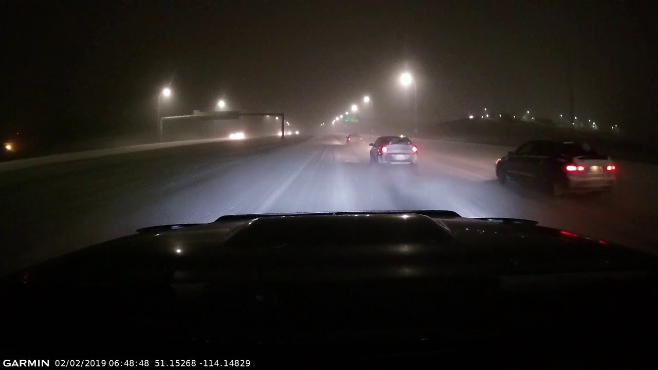 Bad Drivers of Calgary #9 - How not to drive on icy roads