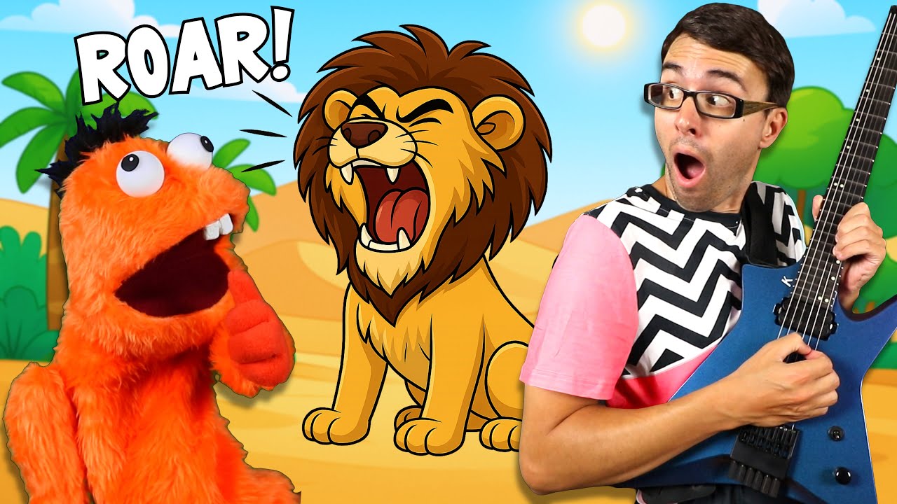 Animal Noises Are Fun 🦁🎸 | Animal Sounds Song for Kids!