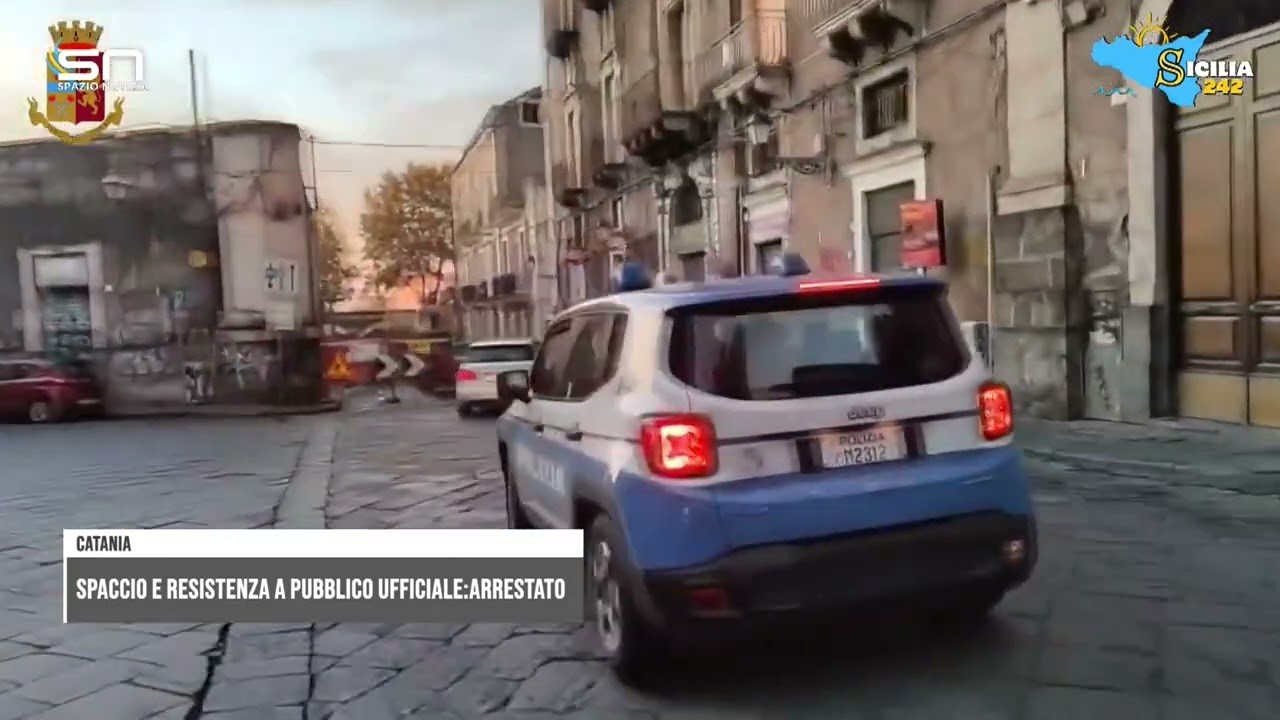 Catania, quartiere San Berillo: un arresto per resistenza a Pubblico Ufficiale e spaccio di droga