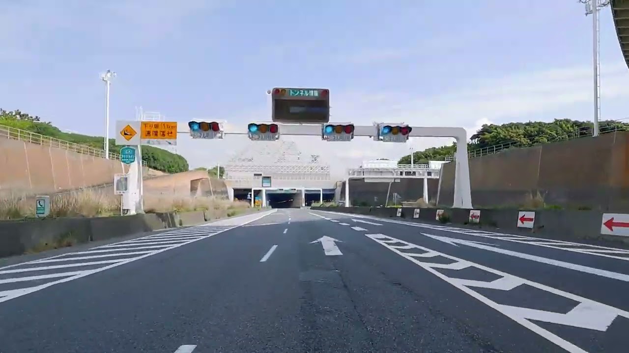 Скоростная автомагистраль Шутоко - IC аэропорта Токио Ханэда до ул. Кисарадзу | Аквапарк JAPAN Drive