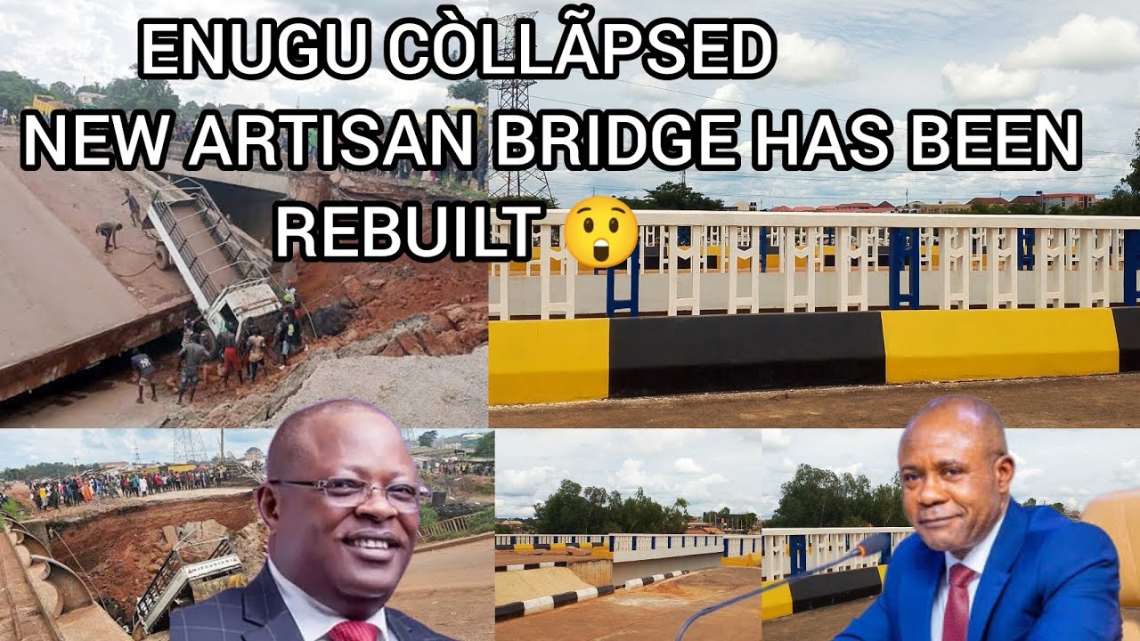 NEWLY REBUILT NEW ARTISAN BRIDGE ENUGU😲#enugu#latest#enugustate#petermbah#nigeria#igboamaka#change