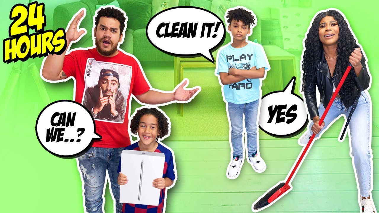 PARENTS CAN'T Say NO!! KIDS In CHARGE For 24 HOURS Challenge (REVENGE)