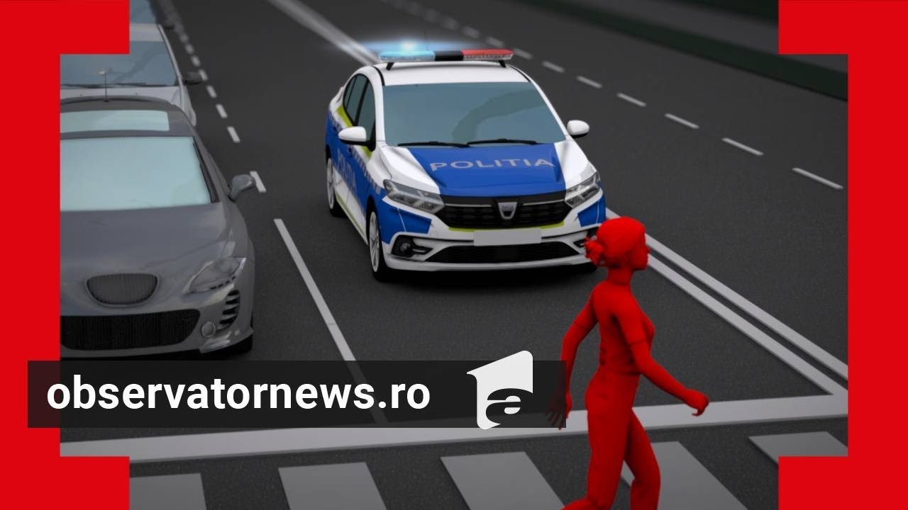 Cum s-a produs accidentul din Constanța: o adolescentă a fost lovită pe trecere de mașina de Poliție