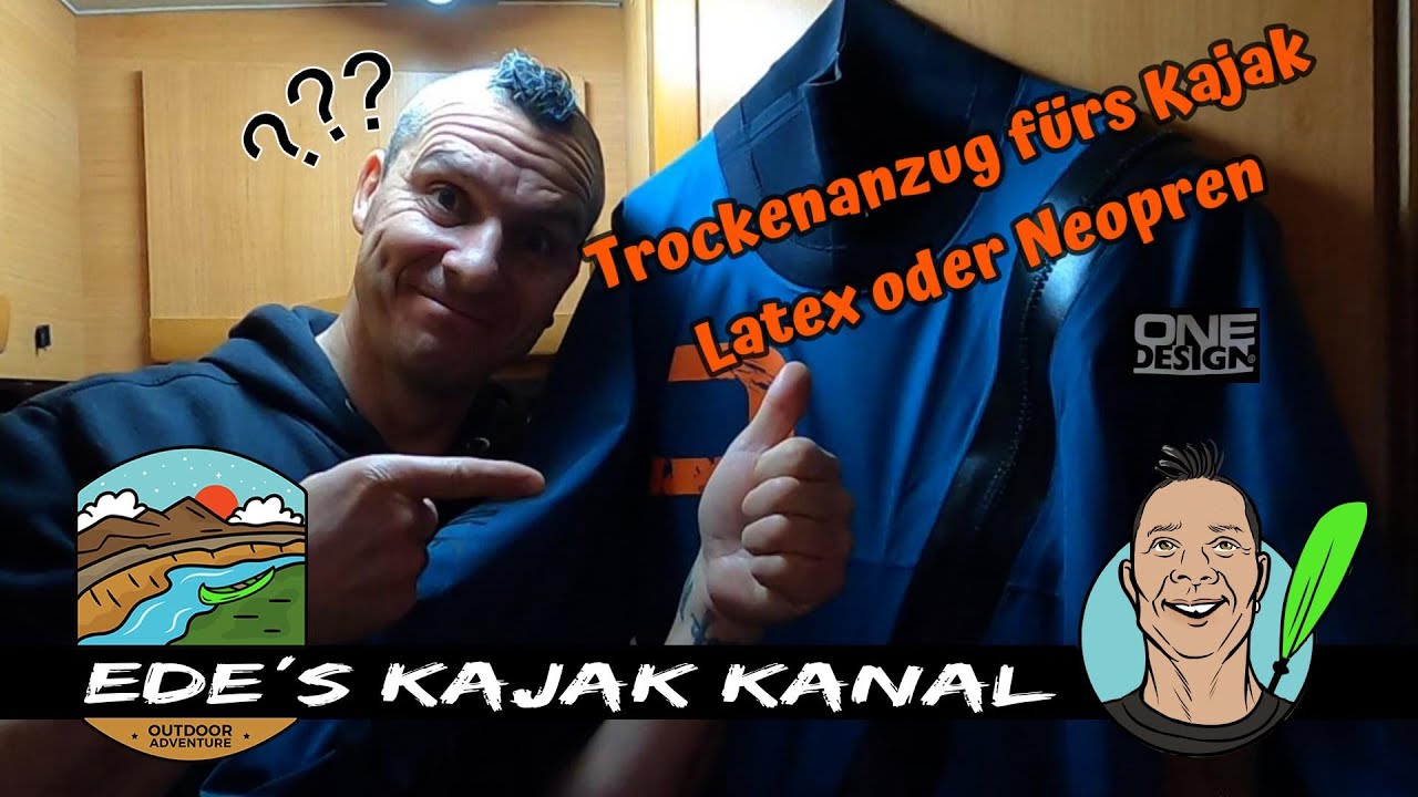 Trockenanzug fürs Kajak Latex oder Neopren
