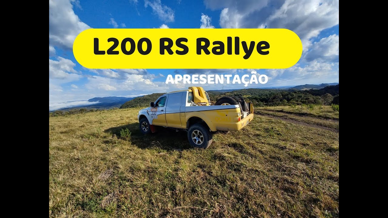 Conhecendo a Mitsubishi L200 RS versão de rally