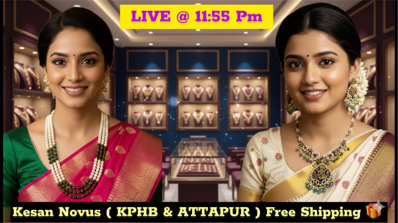 LIVE Gold Jewellery Sale Starting @99 | 9705777705 Necklace Beads Trending Designs