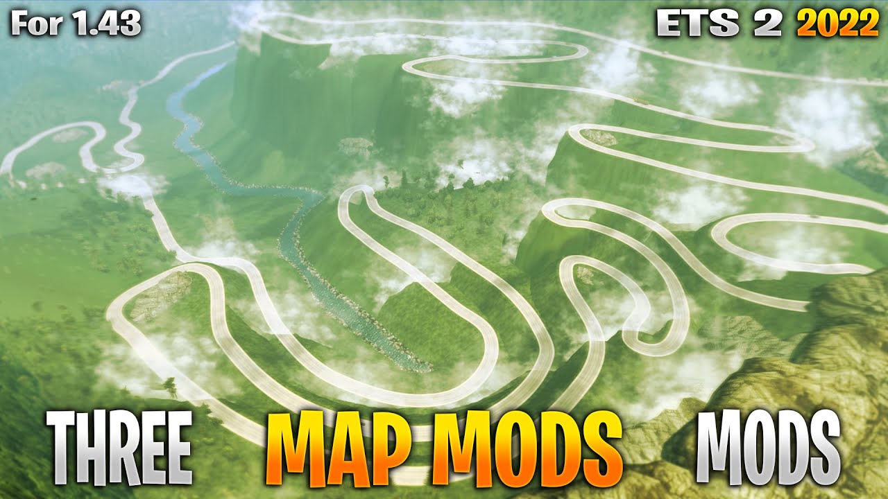 Best Three Map Mods for ETS2 1.43 | ETS2 mods