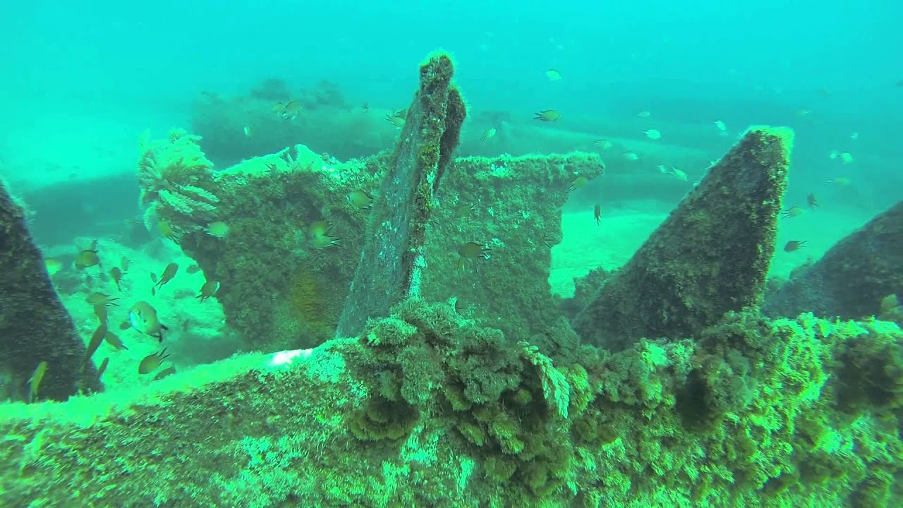 Diving the Temple Hall / Telamon wreck, Lanzarote