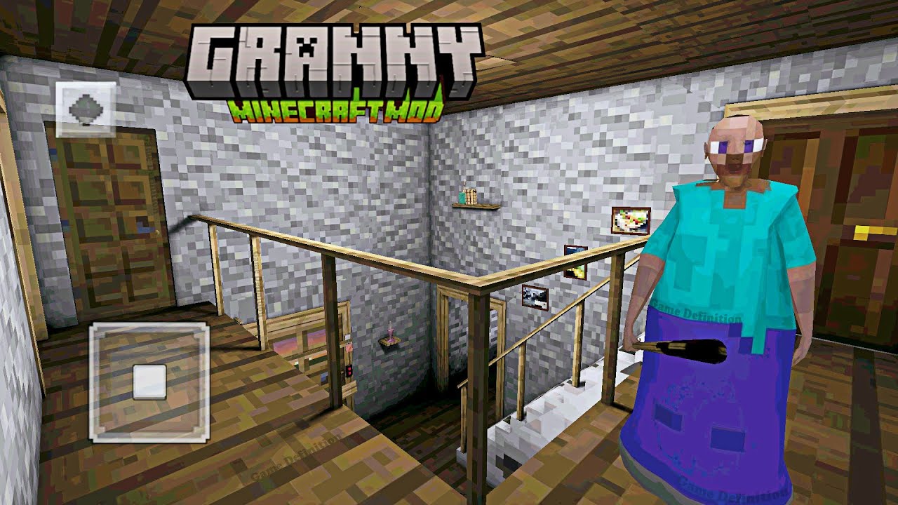 Granny Game Horror Escape Gameplay | Minecraft Mode in Hard Mode Ep01 granny wala game definition