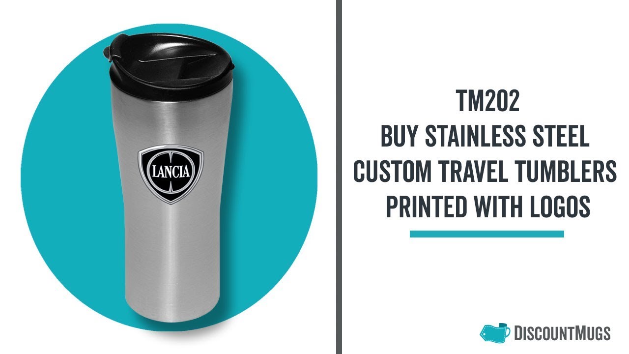 Custom Printed 16 oz. Stainless Steel Tumblers