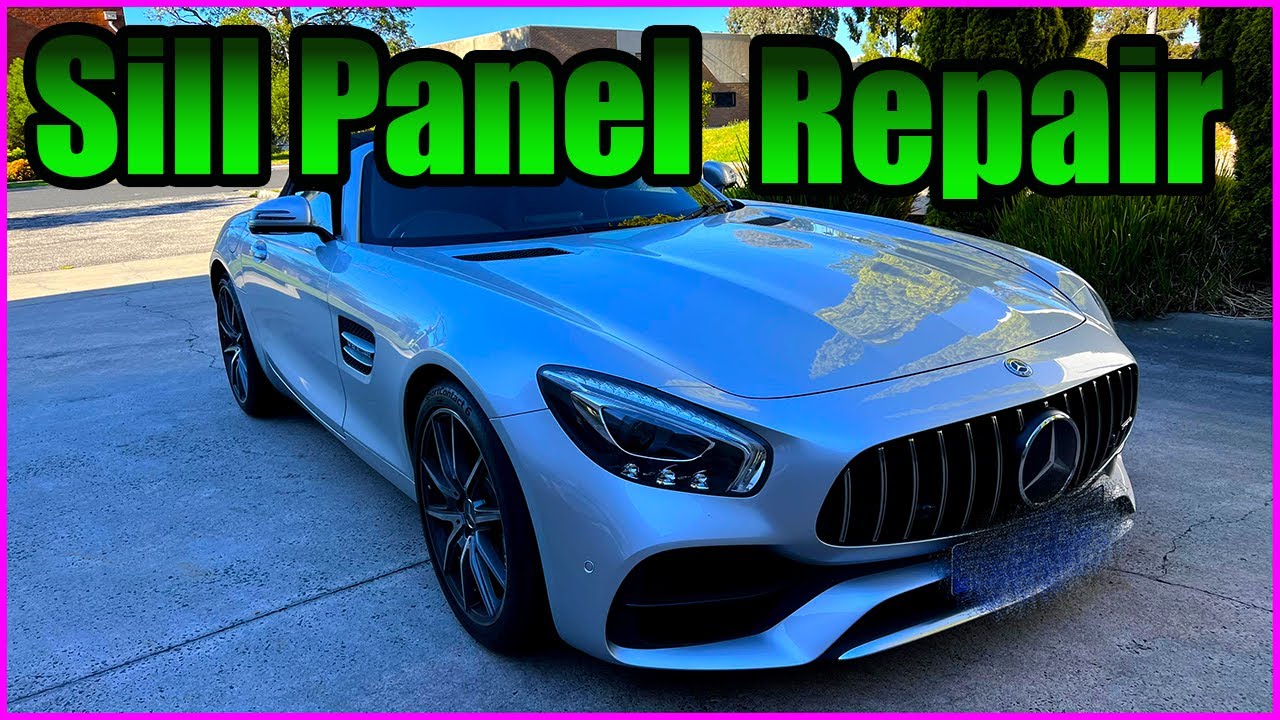 AMG Mercedes Sill Panel Repair and Paint