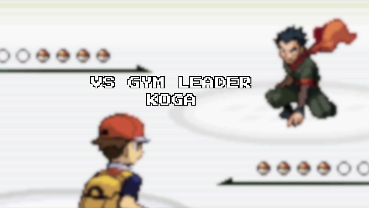 Pokémon FireRed - Fifth Gym Battle Vs Koga (Fushia City)