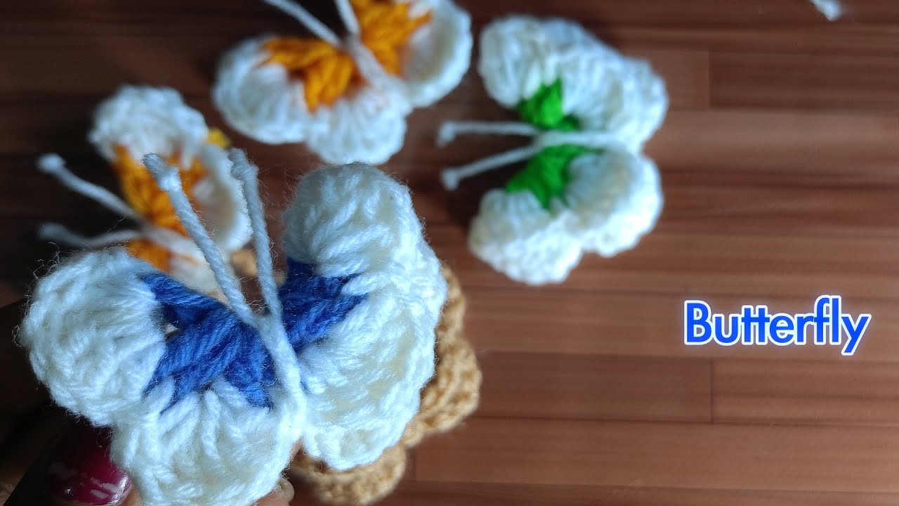 Crochet Butterfly Pattern so easy 😍