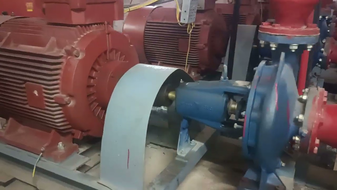 Checking pump and motor#electrical #fire #firefighting 