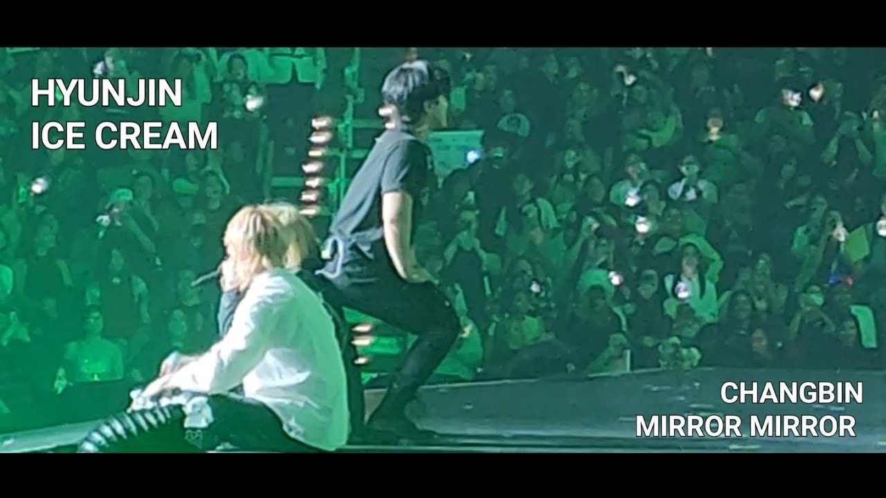 Stray Kids | Hyuinjin - IceCream + Changbin Mirror Mirror | MANIAC 2ndWorld Tour Live TX FORT WORTH