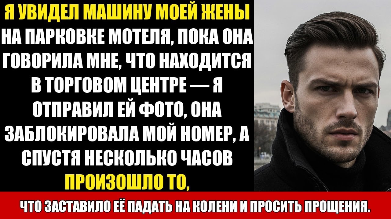 Я УВИДЕЛ МАШИНУ МОЕЙ ЖЕНЫ НА ПАРКОВКЕ МОТЕЛЯ, ПОКА ОНА ГОВОРИЛА МНЕ, ЧТО НАХОДИТСЯ В ТОРГОВОМ ЦЕНТРЕ