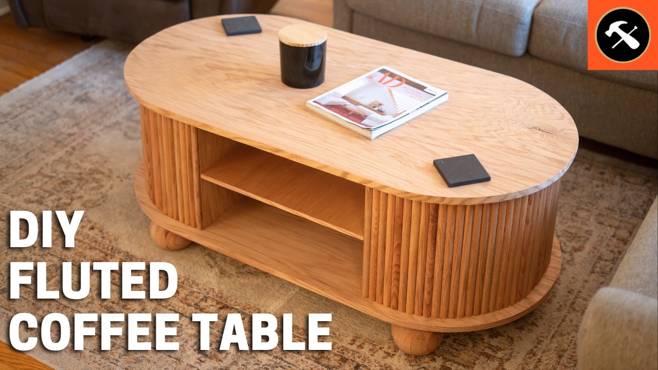 How to Build a DIY Fluted Coffee Table | Builder's Studio | Osborne Wood