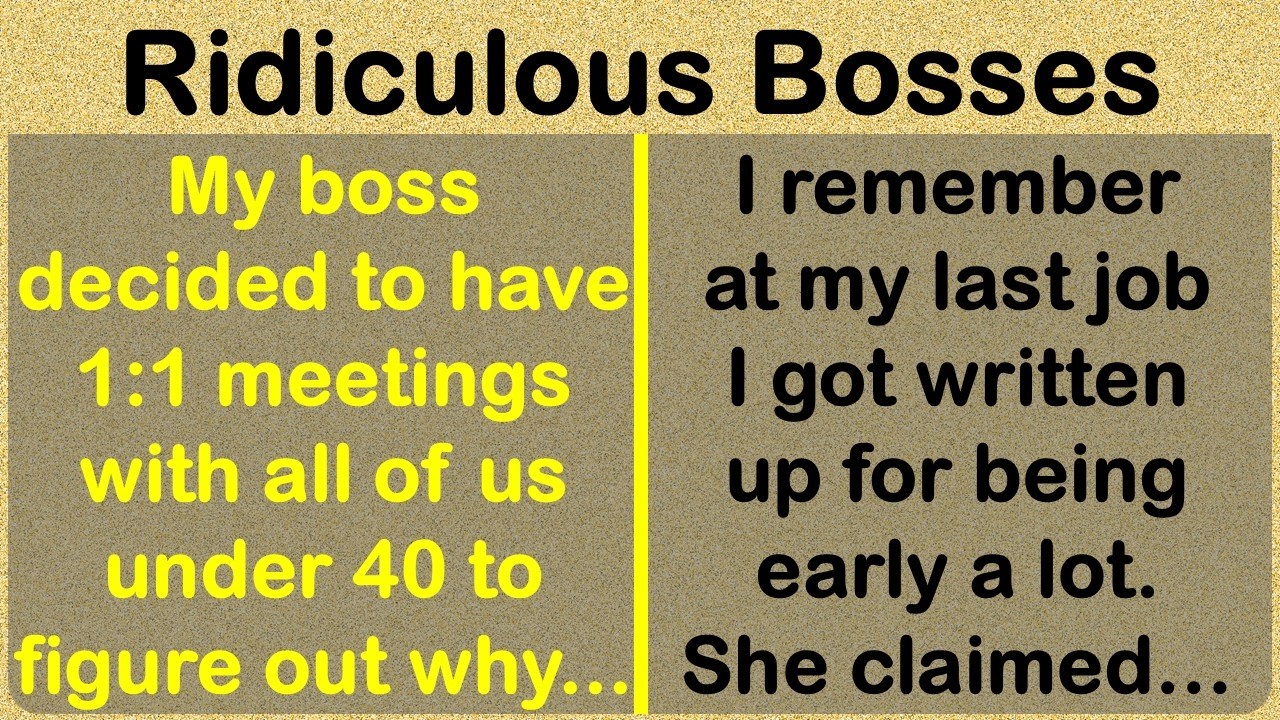 The Craziest, Most Ridiculous Bosses & Managers: HOW do these people manage other people? 🤯🤦