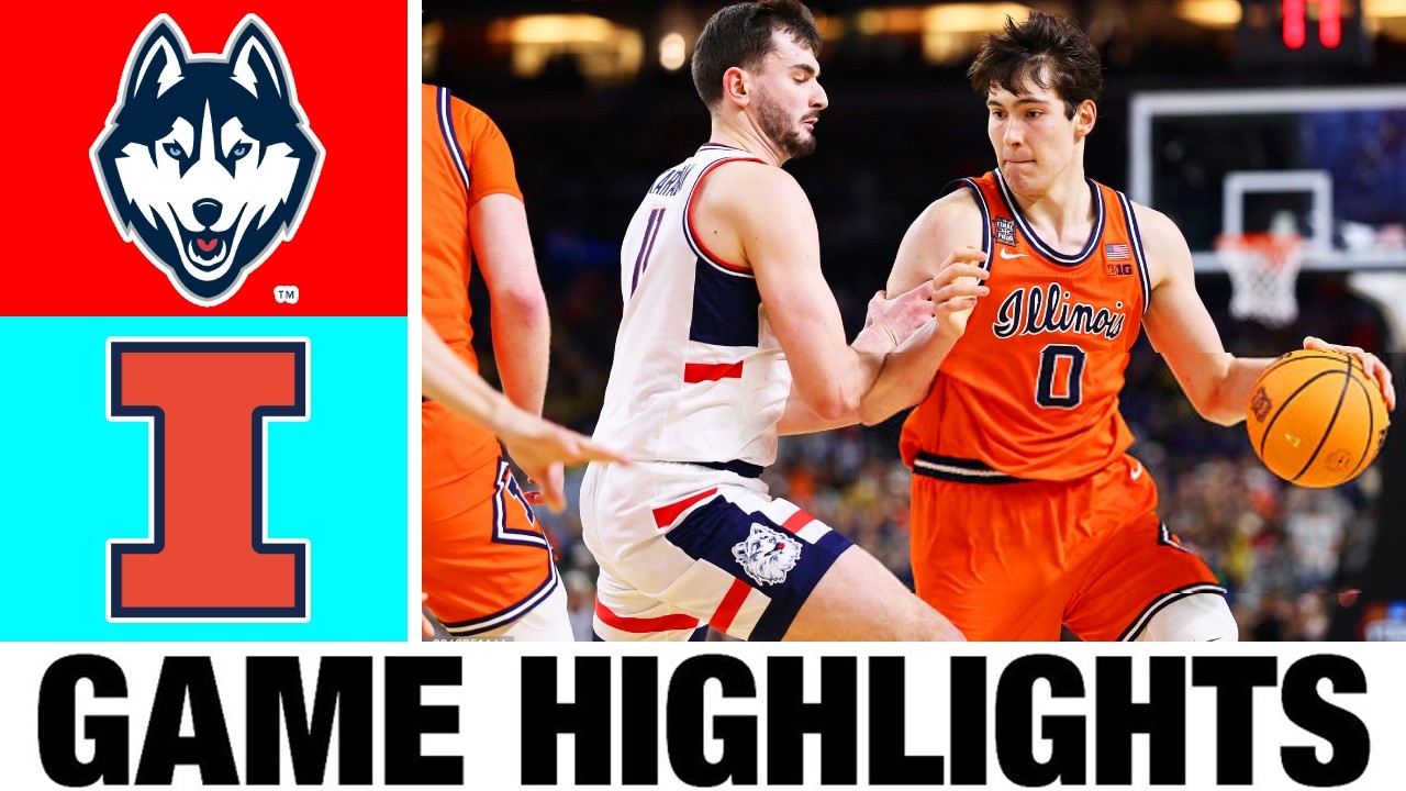 #2 UConn vs Illinois FULL GAME Highlights | Men's Basketball Championship | College Basketball 2026