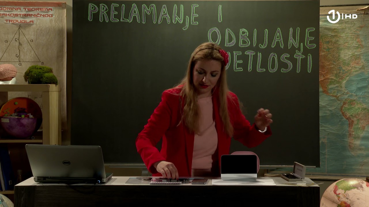 Domaća zadaća za 9. razred: Fizika - Prelamanje i odbijanje svjetlosti