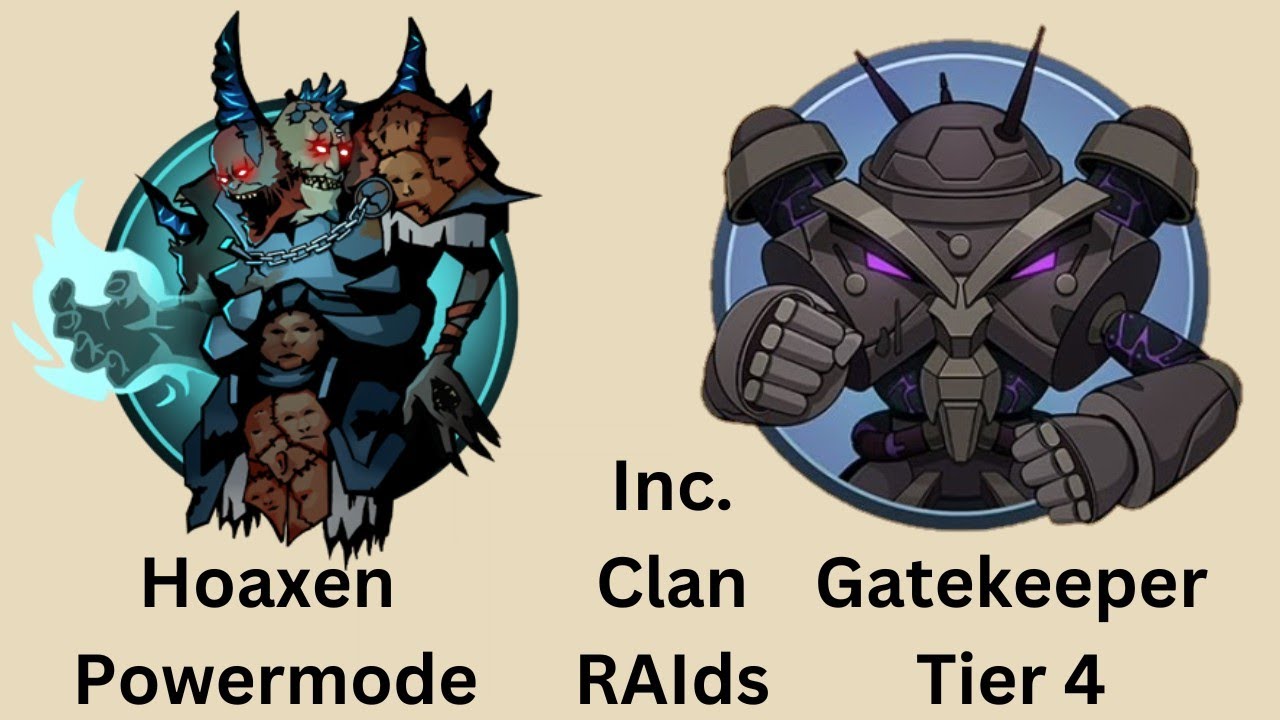 Shadow Fight 2 Hoaxen Powermode & Gatekeeper Raids || Clan Raid Included ||