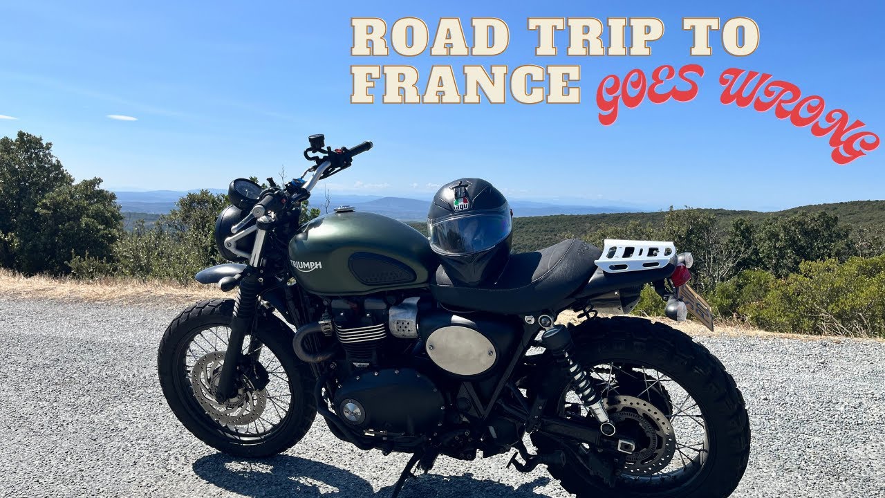 3200 km ROAD TRIP TO FRANCE GOES WRONG | TRIUMPH STREET SCRAMBLER 900 & SUZUKI SV